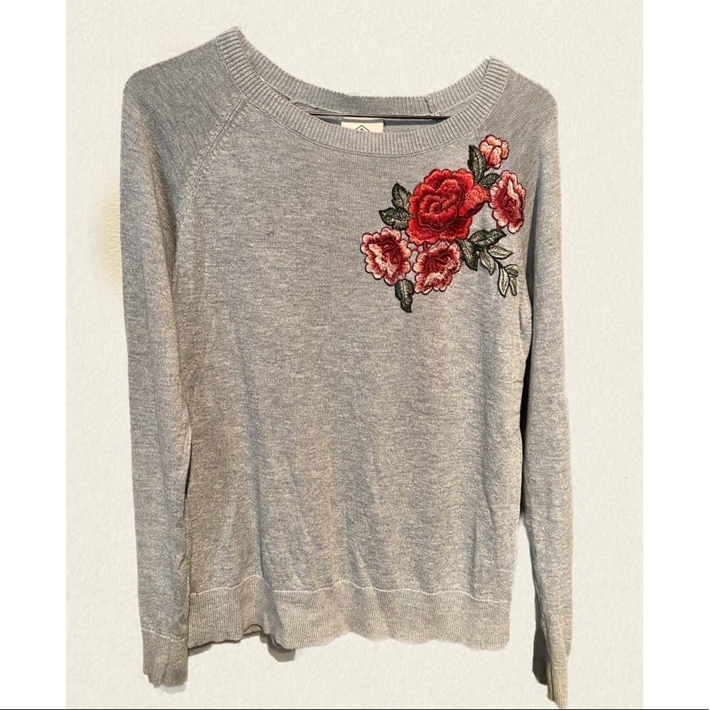 Floral Grey Tunic